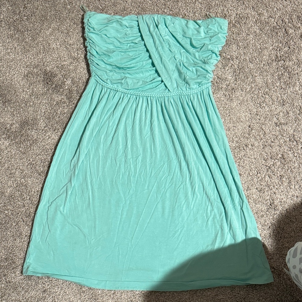5/48 Strapless Light Blue maxi Dress